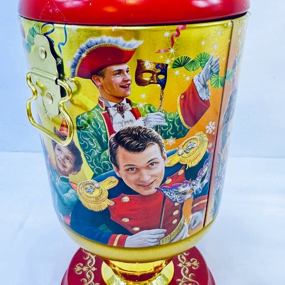 East European Empty Christmas Themed Candy Tin Samovar Collectible - Picture 3 of 7